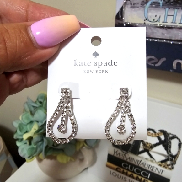kate spade Jewelry - kate spade Silver Teardrop Earrings